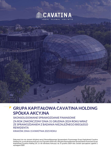 Thumbnail Cavatina Holding Spólka Akcyjna Financial Statement 2024