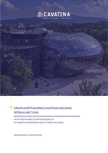 Thumbnail Cavatina Holding Spólka Akcyjna Financial Statement 2025-q1