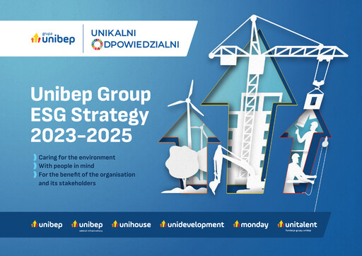 Vorschaubild Unibep ESG-Bericht 2023-2025