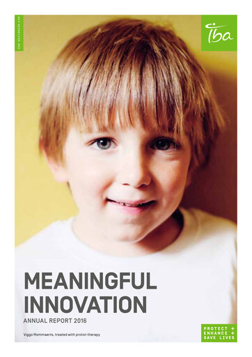 Thumbnail Ion Beam Applications Annual Report 2016