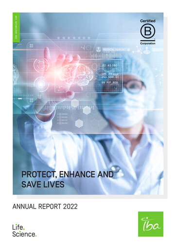 Thumbnail Ion Beam Applications Annual Report 2022
