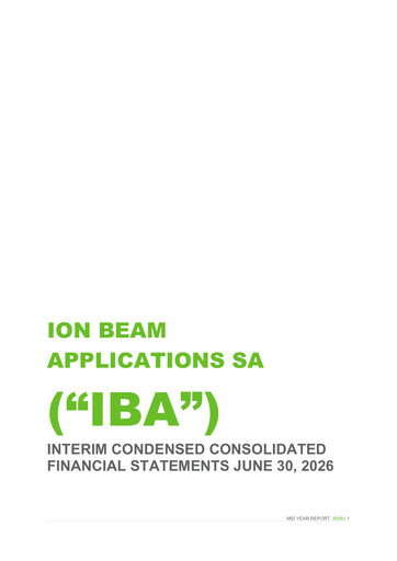 Thumbnail Ion Beam Applications Half-year Report 2026-h1