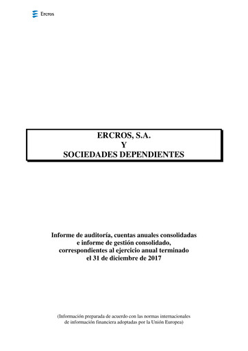 Thumbnail Ercros Financial Statement 2017