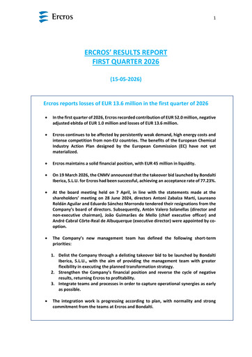 Thumbnail Ercros Quarterly Report 2026-q1