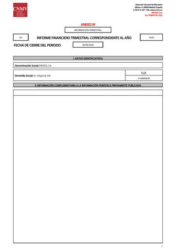 Thumbnail Ercros Quarterly Report 2020-q3
