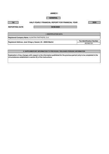 Miniature Alantra Partners Rapport semestriel 2020-h1