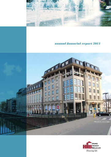 Thumbnail Home Invest Belgium Annual Report 2011
