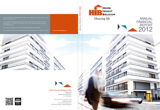 Thumbnail Home Invest Belgium Annual Report 2012