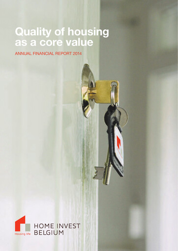 Thumbnail Home Invest Belgium Annual Report 2014