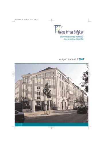 Thumbnail Home Invest Belgium Annual Report 2004