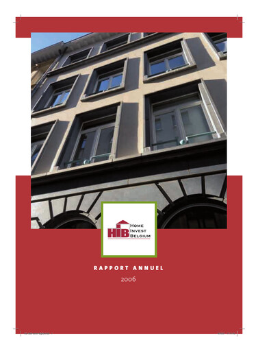 Thumbnail Home Invest Belgium Annual Report 2006