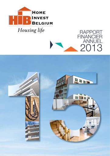 Thumbnail Home Invest Belgium Annual Report 2013