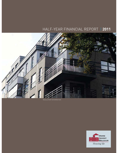 Thumbnail Home Invest Belgium Half-year Report 2011-h1