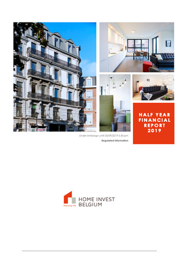 Thumbnail Home Invest Belgium Half-year Report 2019-h1