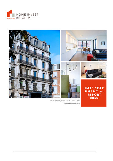 Thumbnail Home Invest Belgium Half-year Report 2020-h1