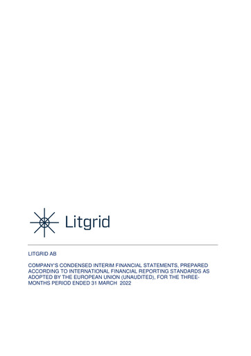 Thumbnail Litgrid AB Quarterly Report 2022-q1