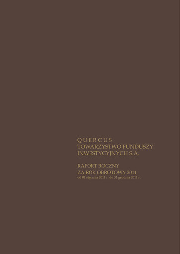 Thumbnail Quercus TFI Annual Report 2011