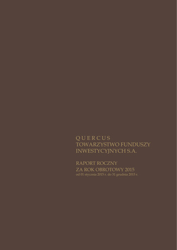 Thumbnail Quercus TFI Annual Report 2015