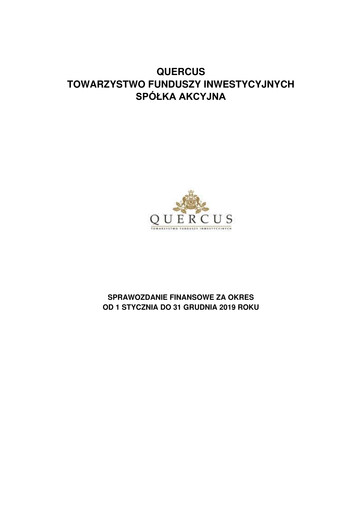 Thumbnail Quercus TFI Financial Statement 2019