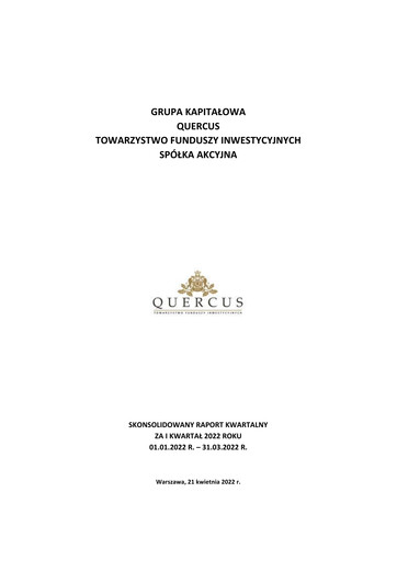 Thumbnail Quercus TFI Quarterly Report 2022-q1