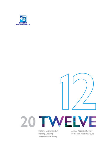 Thumbnail ATHEX  (Athens Stock Exchange) Annual Report 2012