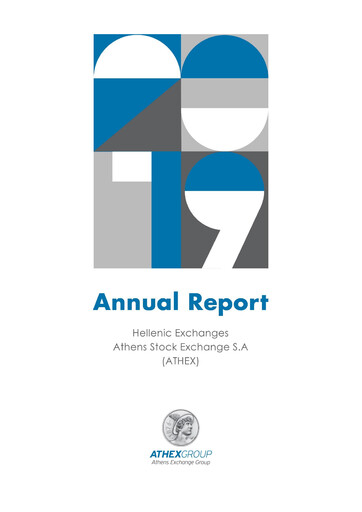 Thumbnail ATHEX  (Athens Stock Exchange) Annual Report 2019