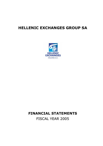 Thumbnail ATHEX  (Athens Stock Exchange) Financial Statement 2005