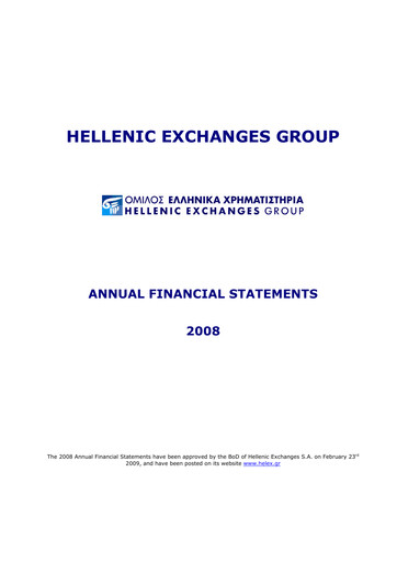 Thumbnail ATHEX  (Athens Stock Exchange) Financial Statement 2008