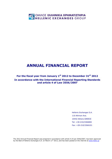 Thumbnail ATHEX  (Athens Stock Exchange) Financial Statement 2012
