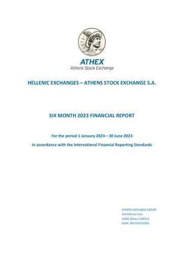 Thumbnail ATHEX  (Athens Stock Exchange) Half-year Report 2023-h1