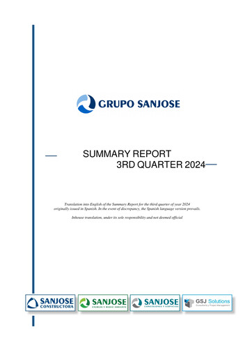 Vorschaubild Grupo Empresarial San José Quartalsbericht 2024-q3