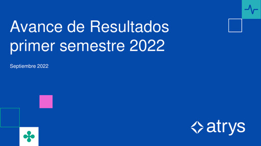 Thumbnail Atrys Health Half-year Report 2022-h1