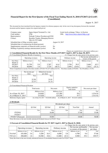 Thumbnail Japan Airport Terminal Quarterly Report 2017-q1