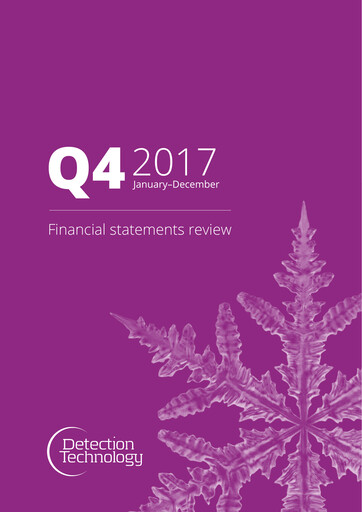 Miniature Detection Technology Rapport financier 2017