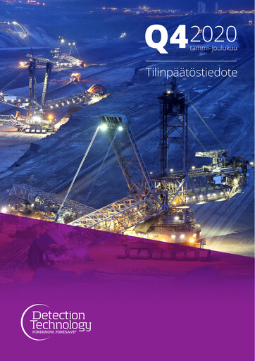 Miniature Detection Technology Rapport financier 2020