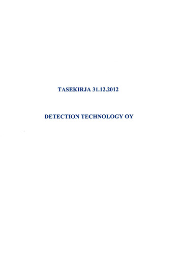 Thumbnail Detection Technology Financial Statement 2012