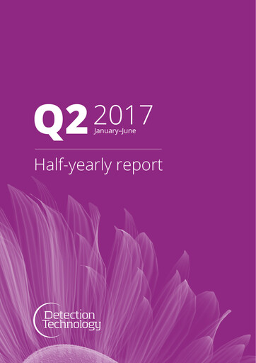 Miniature Detection Technology Rapport semestriel 2017-h1