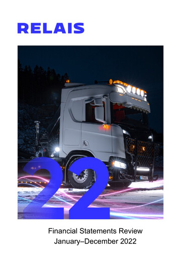 Vorschaubild Relais Group Oyj Finanzbericht 2022
