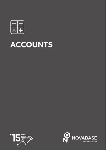 Vorschaubild Novabase Finanzmitteilung 2015