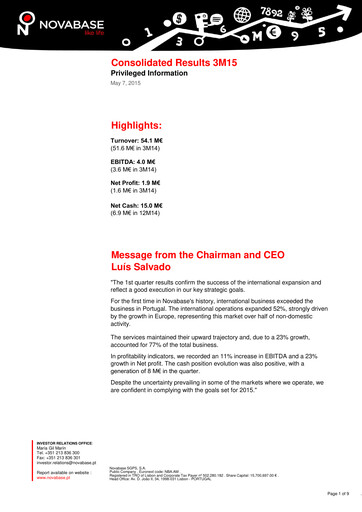 Thumbnail Novabase Quarterly Report 2015-q1