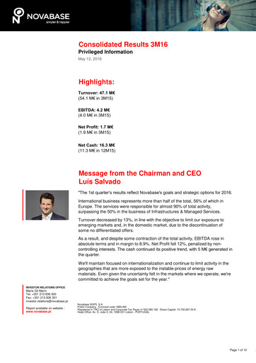 Thumbnail Novabase Quarterly Report 2016-q1