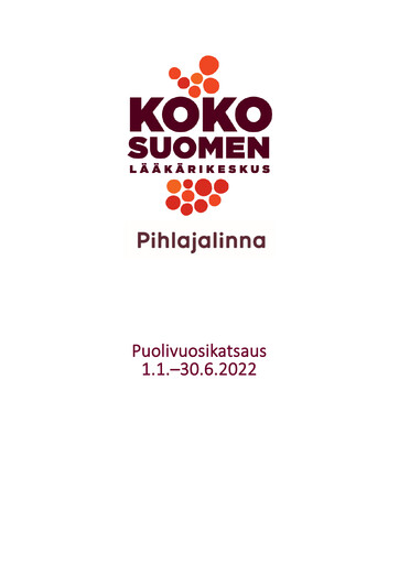 Thumbnail Pihlajalinna Oyj Half-year Report 2022-h1