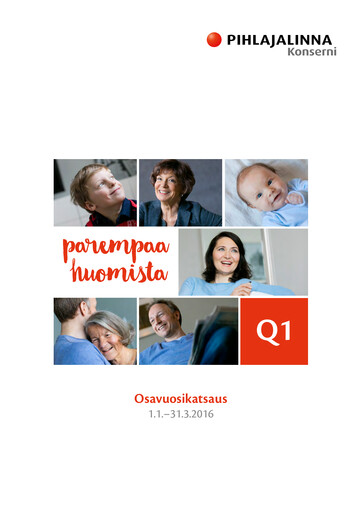 Thumbnail Pihlajalinna Oyj Quarterly Report 2016-q1