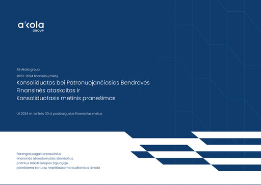 Thumbnail AB Akola Group Financial Statement 2023-2024