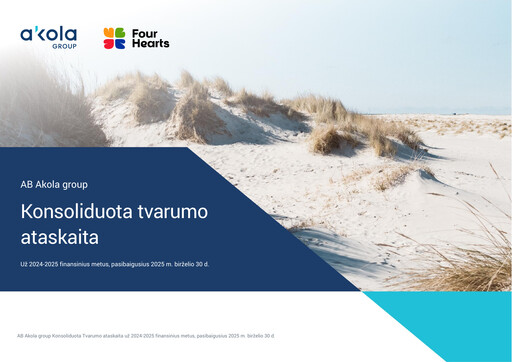 Miniature AB Akola Group Rapport de durabilité 2024-2025