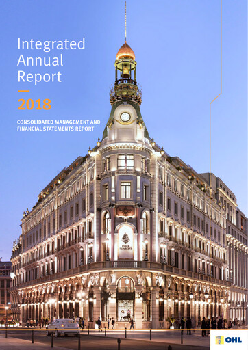 Thumbnail Obrascón Huarte Lain Annual Report 2018