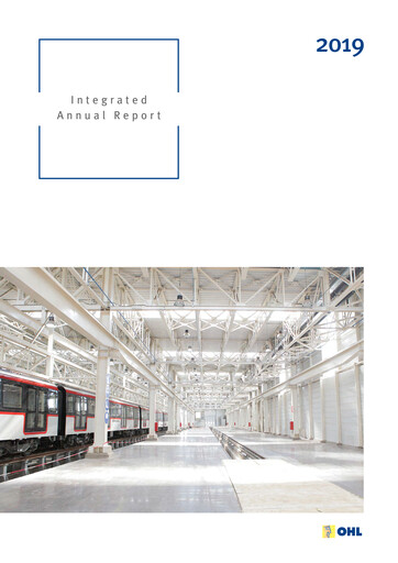 Thumbnail Obrascón Huarte Lain Annual Report 2019