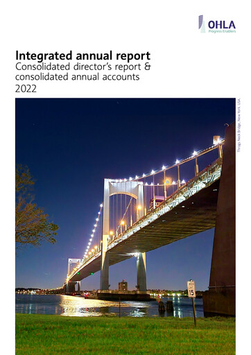 Vorschaubild Obrascón Huarte Lain Jahresbericht 2022