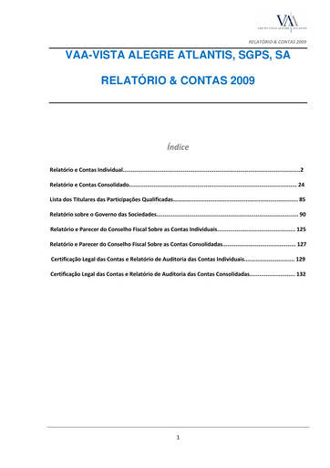 Thumbnail Vista Alegre Atlantis Financial Statement 2009