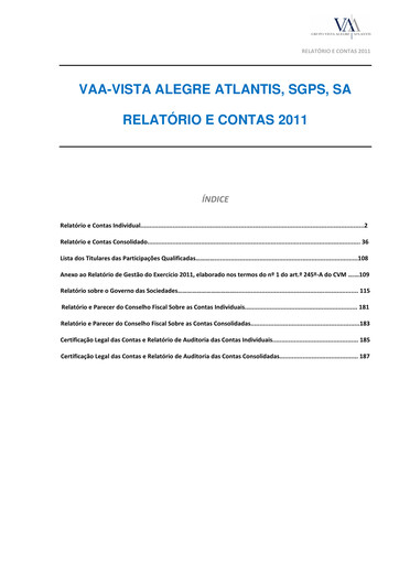 Thumbnail Vista Alegre Atlantis Financial Statement 2011